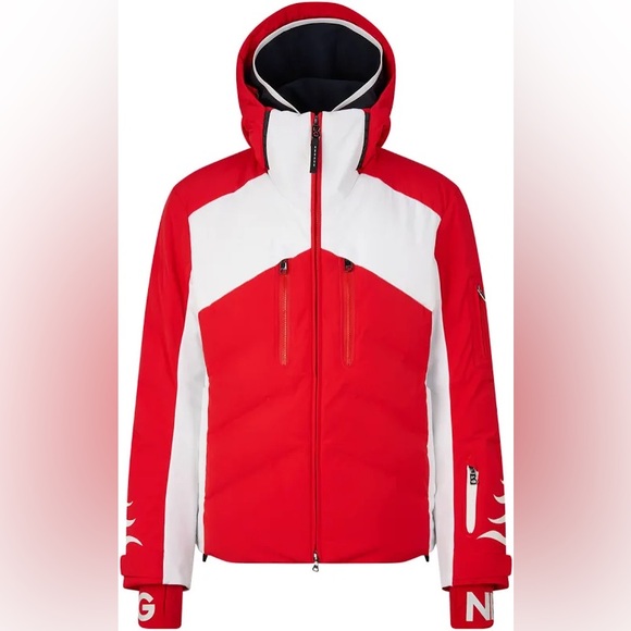 Bogner Jessy-D Down Ski Coat color fast red - Picture 3 of 14